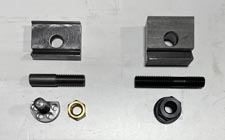kensol franklin hot stamping machines parts clamps, studs & hex nuts
